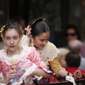 Castellón, Cabalgata infantil anunciadora de las fiestas en honor de la Virgen del Lledó