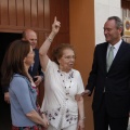 Castellón,  Alberto Fabra en las instalaciones de Dolores Cortés