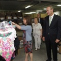 Castellón,  Alberto Fabra en las instalaciones de Dolores Cortés