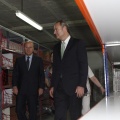 Castellón,  Alberto Fabra en las instalaciones de Dolores Cortés