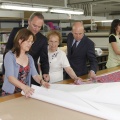 Castellón,  Alberto Fabra en las instalaciones de Dolores Cortés