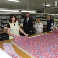 Castellón,  Alberto Fabra en las instalaciones de Dolores Cortés