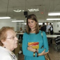 Castellón,  Alberto Fabra en las instalaciones de Dolores Cortés