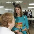 Castellón,  Alberto Fabra en las instalaciones de Dolores Cortés