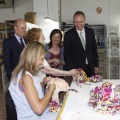 Castellón,  Alberto Fabra en las instalaciones de Dolores Cortés