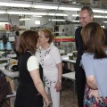 Castellón,  Alberto Fabra en las instalaciones de Dolores Cortés