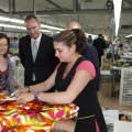 Castellón,  Alberto Fabra en las instalaciones de Dolores Cortés