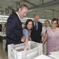 Castellón,  Alberto Fabra en las instalaciones de Dolores Cortés