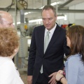 Castellón,  Alberto Fabra en las instalaciones de Dolores Cortés