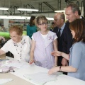 Castellón,  Alberto Fabra en las instalaciones de Dolores Cortés