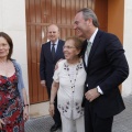 Castellón,  Alberto Fabra en las instalaciones de Dolores Cortés