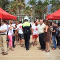 Castellón, simulacro salvamento Cruz Roja, playa de la Almadraba, Benicàssim
