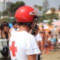 Castellón, simulacro salvamento Cruz Roja, playa de la Almadraba, Benicàssim