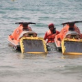 Castellón, simulacro salvamento Cruz Roja, playa de la Almadraba, Benicàssim
