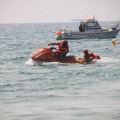 Castellón, simulacro salvamento Cruz Roja, playa de la Almadraba, Benicàssim