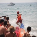 Castellón, simulacro salvamento Cruz Roja, playa de la Almadraba, Benicàssim