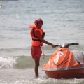 Castellón, simulacro salvamento Cruz Roja, playa de la Almadraba, Benicàssim