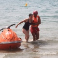 Castellón, simulacro salvamento Cruz Roja, playa de la Almadraba, Benicàssim
