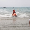Castellón, simulacro salvamento Cruz Roja, playa de la Almadraba, Benicàssim