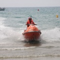 Castellón, simulacro salvamento Cruz Roja, playa de la Almadraba, Benicàssim