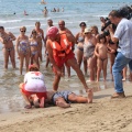 Castellón, simulacro salvamento Cruz Roja, playa de la Almadraba, Benicàssim