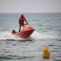 Castellón, simulacro salvamento Cruz Roja, playa de la Almadraba, Benicàssim