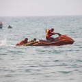 Castellón, simulacro salvamento Cruz Roja, playa de la Almadraba, Benicàssim