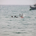 Castellón, simulacro salvamento Cruz Roja, playa de la Almadraba, Benicàssim