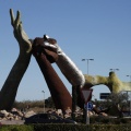 Castellón, escultura de Ripollés Homenaje a LA PAZ