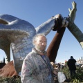 Castellón, escultura de Ripollés Homenaje a LA PAZ