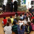 Leyendo las aventuras de Harry Potter